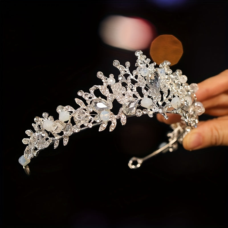 Baroque Crystal Crown Princess Headband Hair Accessories