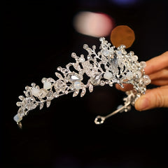 Baroque Crystal Crown Princess Headband Hair Accessories