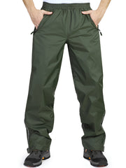 Men's Waterproof Cycling Pants Zipper Pocket Lightweight Windproof Outdoor Pants