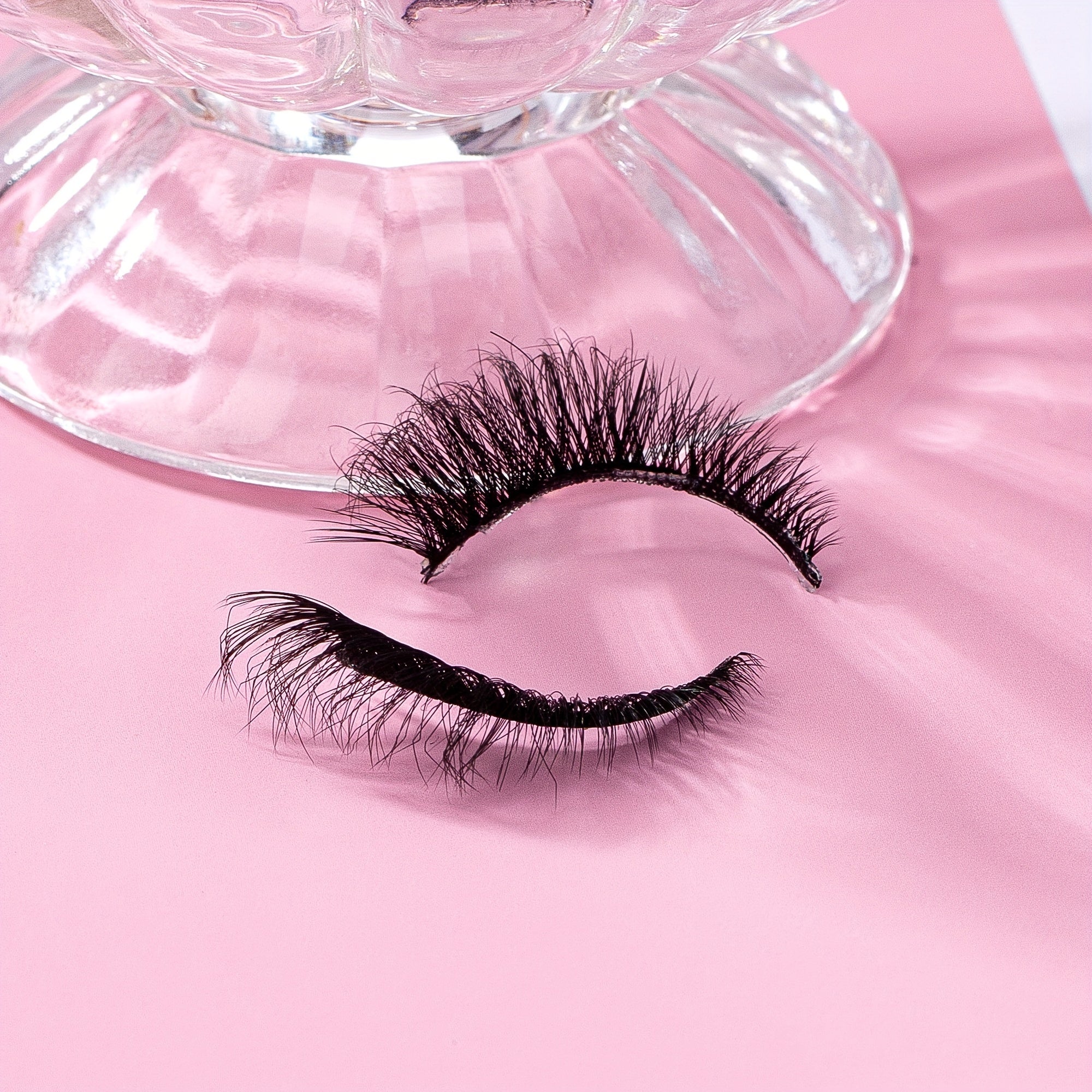 5 Pairs Faux Mink Eyelashes Fluffy Soft Cat Eye Shape