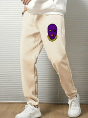 Cartoon Man Print Men's Sports Pants Casual Drawstring Joggers