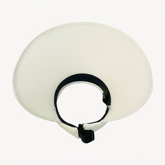 Breathable Solid Visor Hats Wide Brim UV Protection