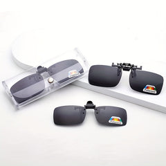 2pcs Sunglasses Clips Reversible Polarizing Clips