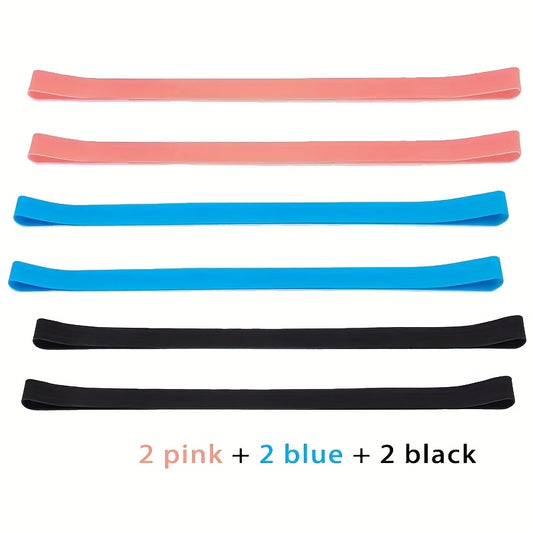 6pcs Silicone Towel Bands for Beach Chair - Windproof Beach Towel Clip Bands