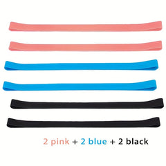 6pcs Silicone Towel Bands for Beach Chair - Windproof Beach Towel Clip Bands