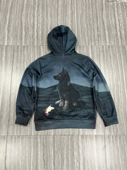 Baby Wolf Cartoon Hoodie for Boys