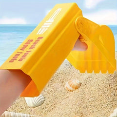 Multifunctional Beach and Snow Toy Yellow Plastic Sand Shovel for Kids