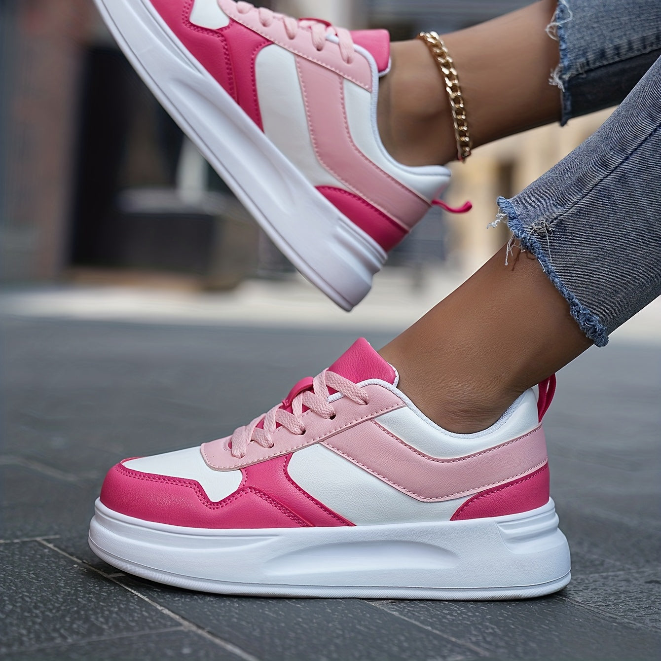 Casual Skateboard Shoes Thick Sole Versatile Board Shoes