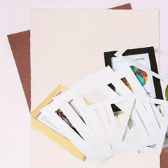 3pcs DIY Cardstock Paper Photo Frames with Cardboard Lining