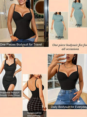 Push Up Tummy Control Body Shaper Bodysuit