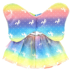 Colorful Winged Doll Dresses for 12in Dolls