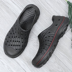 Men's Lightweight Comfy Clogs Hollow Out Non Slip Garden Shoes Summer