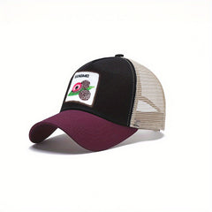 Fruit Pattern Patch Baseball Cap Candy Trucker Hat Mesh Unisex Dad Hat