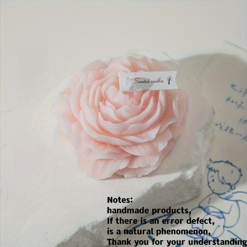 Peony Flower Aromatherapy Candle for Home & Outdoor Use