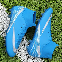 Men's AG Soccer Cleats Lightweight Non Slip & Lace Up Sports Shoes