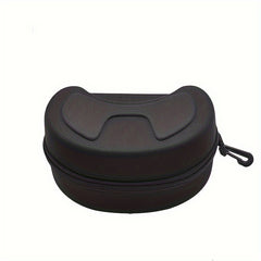 Skiing Snowboard Glasses Storage Box Hard Case Ski Goggle Portable Zipper