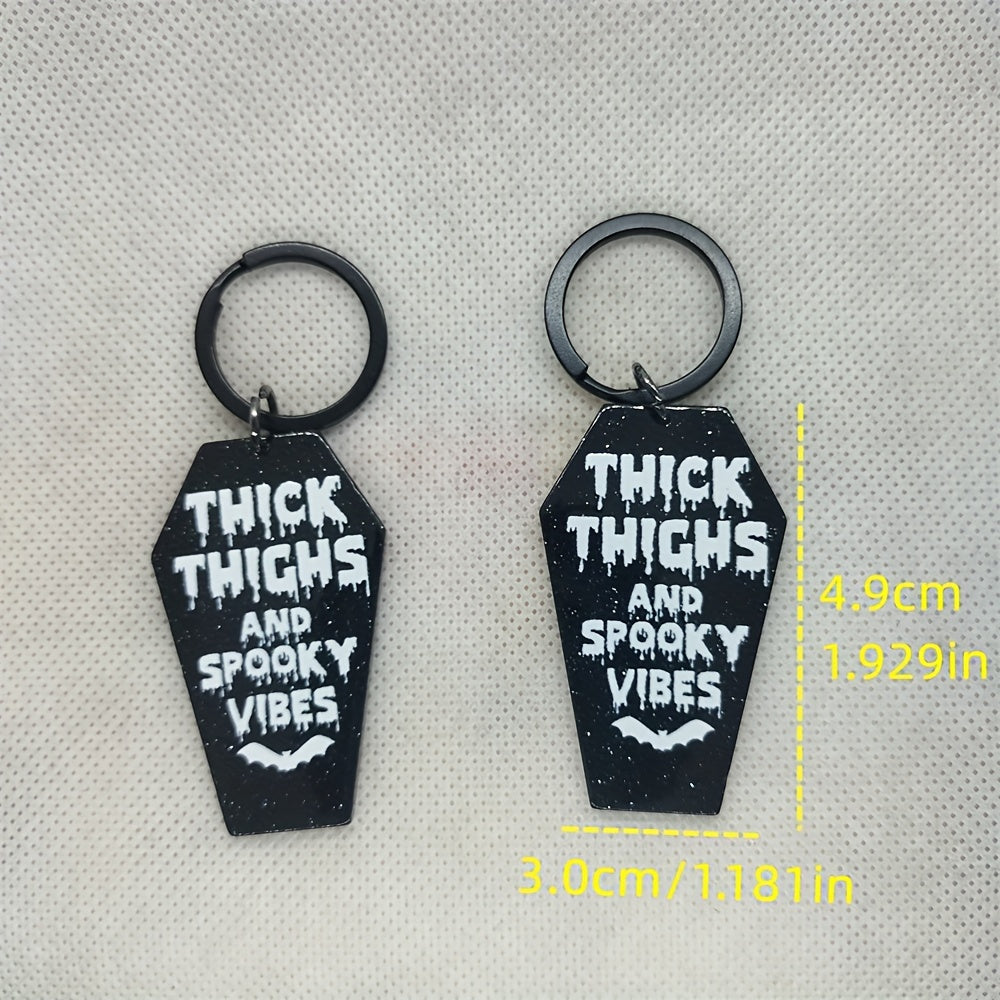 Acrylic Halloween Tombstone Keychain Bag Charm Halloween Gift