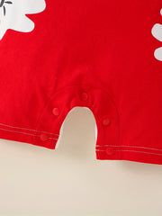 Baby Cotton Block Pocket Front Romper