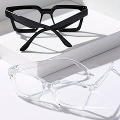 2pcs Men's Decorative Glasses Set