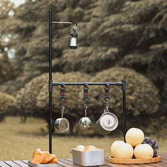 Desktop Storage Rack Aluminum Lightweight Adjustable Base Clamp Hanging Rack