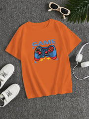 Boys' Game Controller T Shirt Short Sleeve Tee
