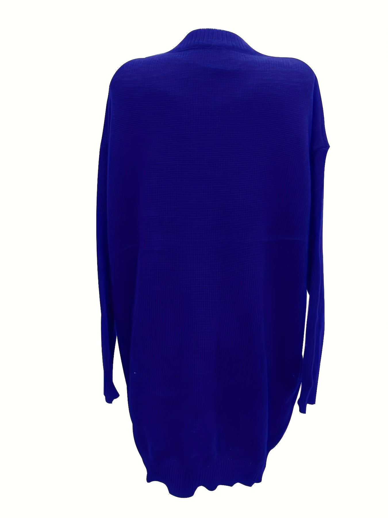 Colorblock Sweater Dress Long Sleeve Round Neck