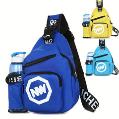 Kids Chest Bag Water Bottle Storage Boys Girls Sling Bag Card Money Holder