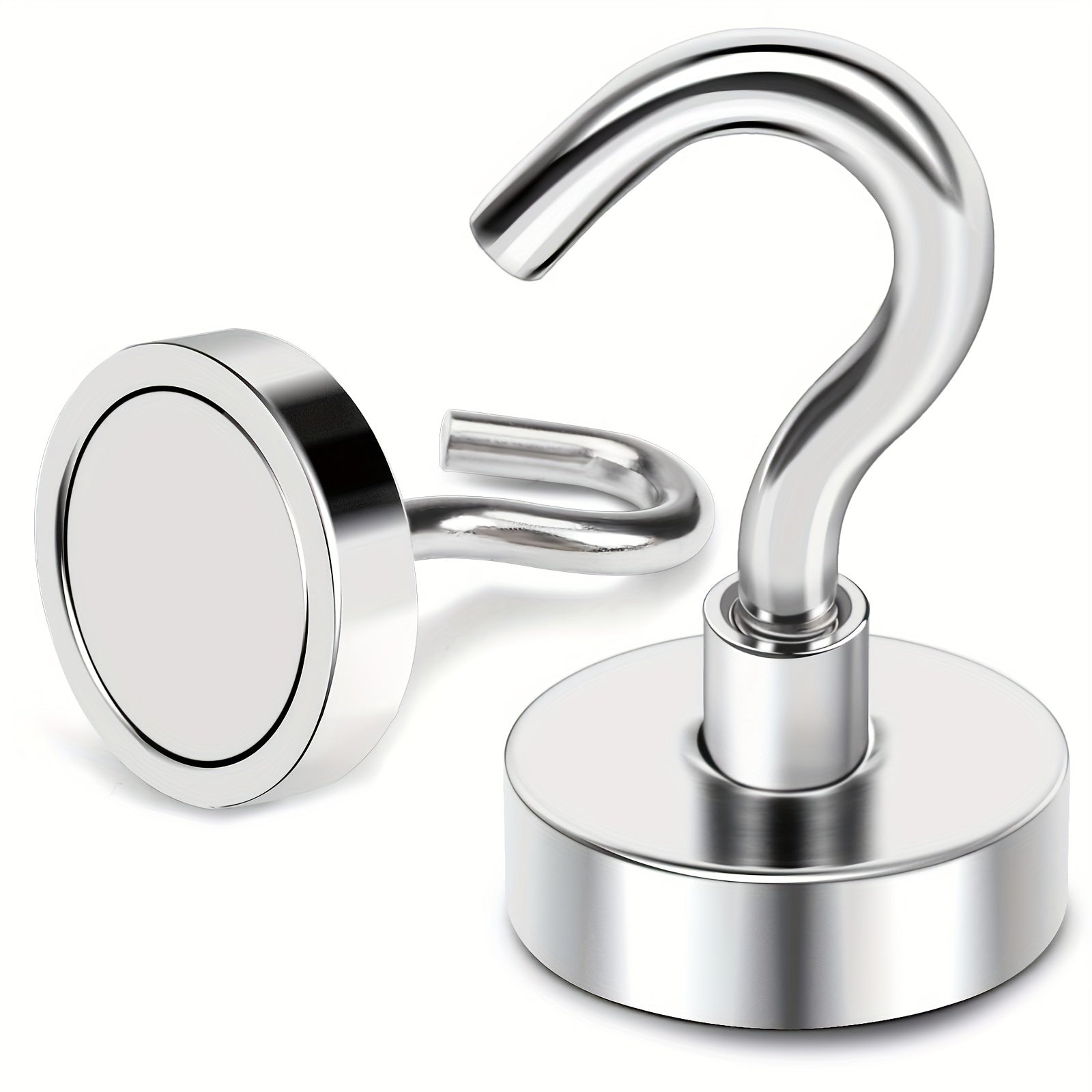 2pcs Neodymium Magnetic Hooks Heavy Duty 22 68 KG D20