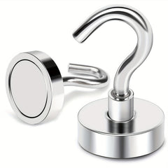 2pcs Neodymium Magnetic Hooks Heavy Duty 22 68 KG D20