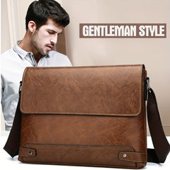 Men's Single Shoulder Bag Business Crossbody A4 Paper Travel Bag
