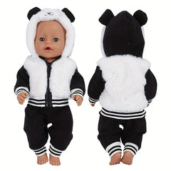 Panda Clothes Set for 43-72 cm Dolls