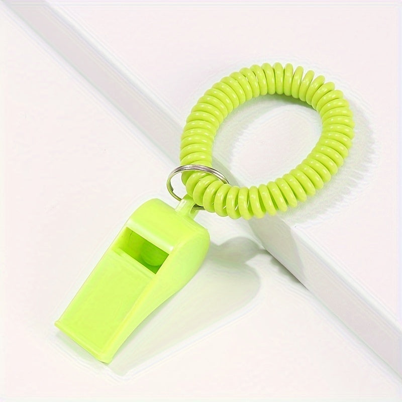 Colorful Referee Whistle With Wristband - Outdoor Sports Supplies