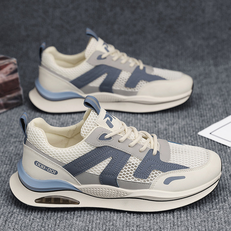 Men's Air Cushion Lace-up Sneakers Athletic Shoes