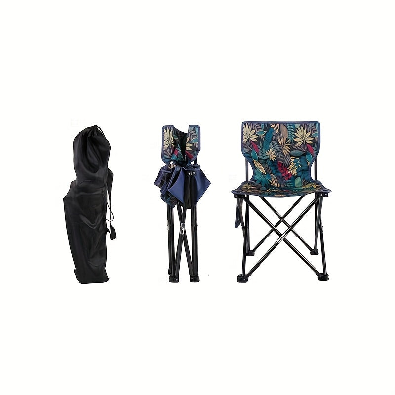 Leisure Folding Chair Ergonomic Durable Breathable Outdoor Camping Fishing