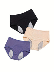 3 Pack Plus Size Leakproof Period Underwear Set