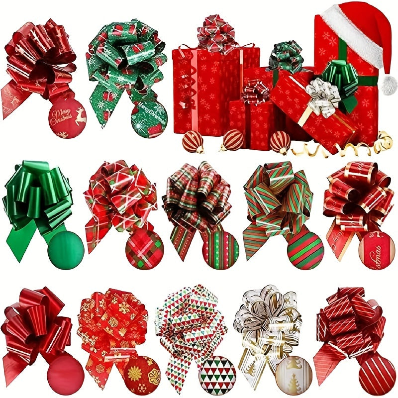 12pcs 12 7 Cm Pull Bows for Gift Wrapping Christmas Wedding Decor
