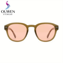 Retro Round Polarized Sunglasses UV400 Protection