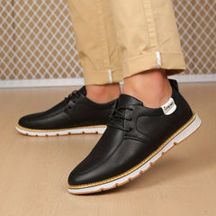 Men's Smart Casual Lace-up Dress Shoes Anti-skid Office Business