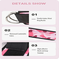 Fitness Ankle Double D ring Band Yoga Supplies