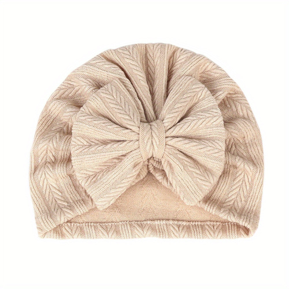 Soft & Comfy Bowknot Cap for Baby Bath Time