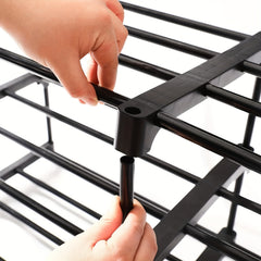 2-Layer Shoes Storage Rack Floor Standing Organizer Shelf