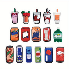 Lot Of 16-48 City Beer Drink Bottle Mexican Men Women Shoe Charms Decor