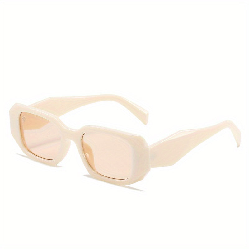 Y2K Square Frame Sunglasses For Women Men Hiphop Block Glasses