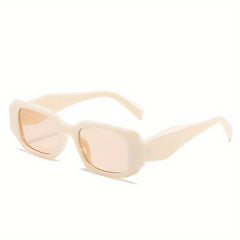 Y2K Square Frame Sunglasses For Women Men Hiphop Block Glasses