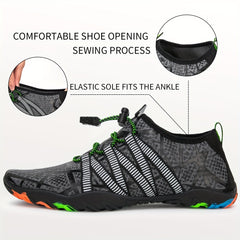 Men's Quick Drying Non Slip Water Shoes Lightweight Slip On Beach Aqua Socks