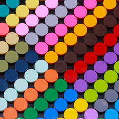 500pcs Pixel Art Building Blocks Set Mosaic Puzzle Toys 5 Colors 6 Shapes