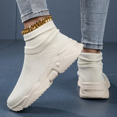 Breathable Slip On Mesh Running Shoes - Outdoor Sneakers