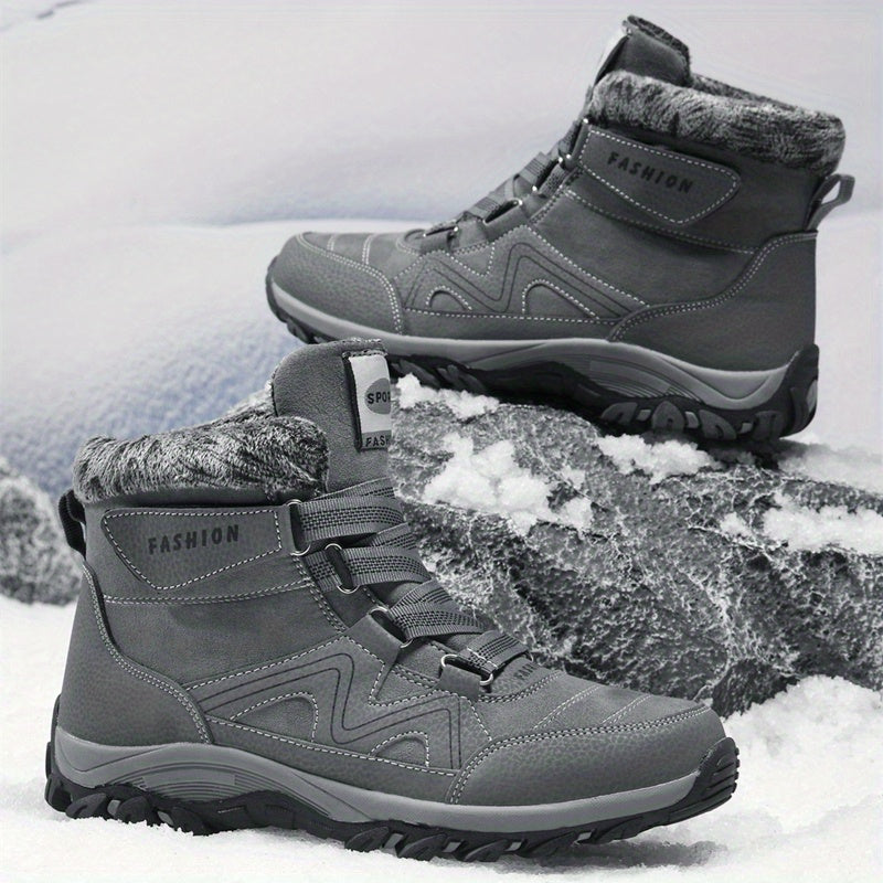 Men's Snow Boots Thermal Windproof Hiking Shoes