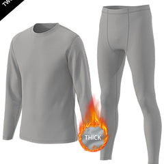 Men's Warm Sport Set Quick Drying Tee & Compression Pants