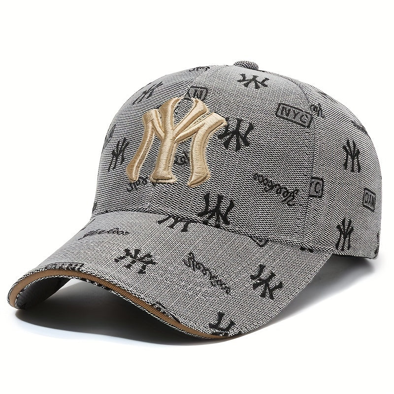 Men's Personality Embroidered Baseball Cap Outdoor Sunshade Hat